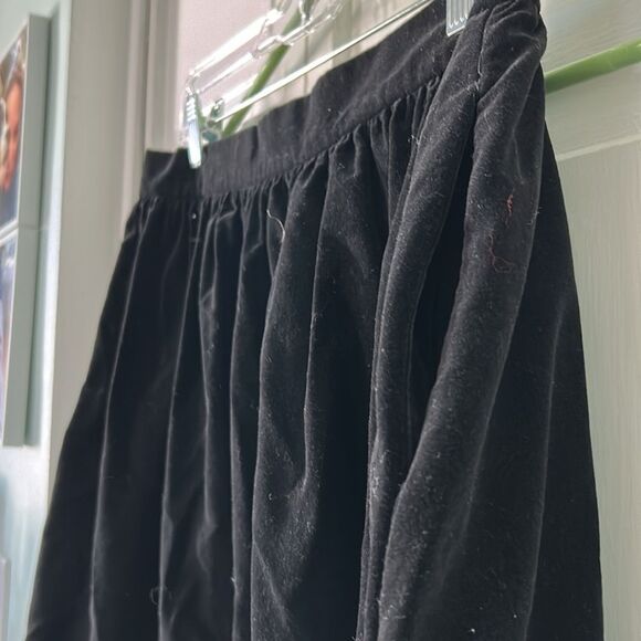 VIntage 90s 100% Cotton Velvet Maxi Skirt - Sarah Chapman - Size 14 - Picture 3 of 7